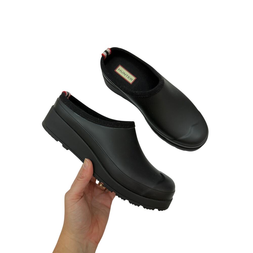 Hunter Black Original Play Clog 7